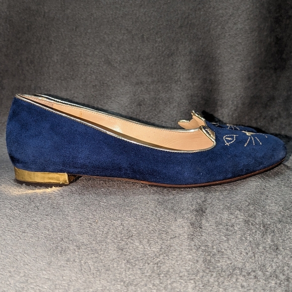 CHARLOTTE OLYMPIA Kitty Flats - Picture 6 of 6